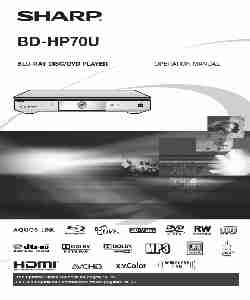 Sharp DVD Player BD-HP70U-page_pdf
